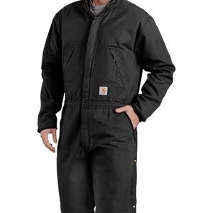 CARHARTT MENS BLACK XL LEVEL 4 EXTREME WEATHER DUCK QUILTED WORKSUIT / COVERALL